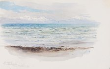 Shore at Pwllheli, N. Wales, 1899. Creator: George Elbert Burr.