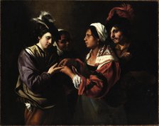 The Fortune Teller, c.between 1616 and 1617. Creator: Bartolomeo Manfredi.