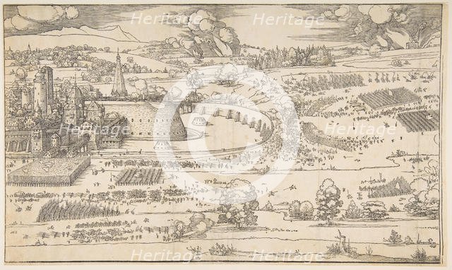 The Siege of a Fortress.n.d. Creator: Albrecht Durer.