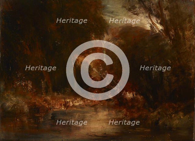 Forest Landscape, 3rd quarter of 19th century. Creator: Auguste François Ravier.