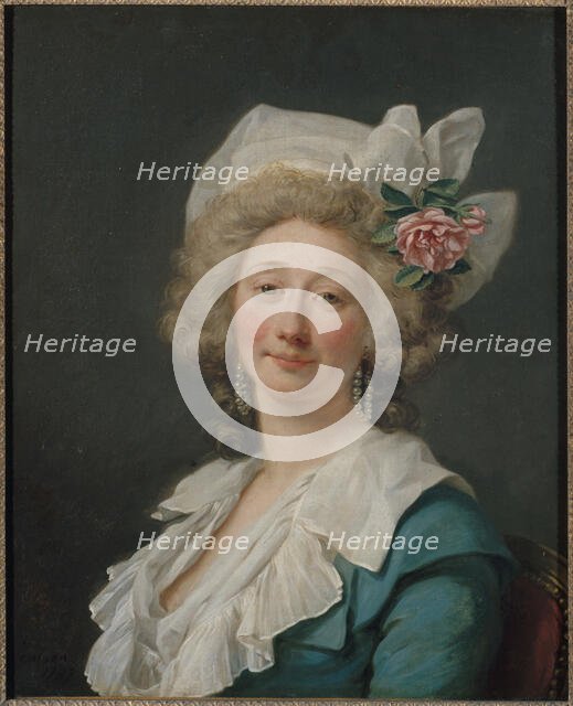Portrait of a woman, 1787. Creator: Jean-Francois Colson.