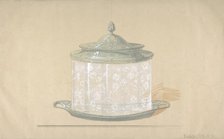 Design for a Glass Box with a Silver Base and Cover, 1820-65. Creator: George Richards Elkington.