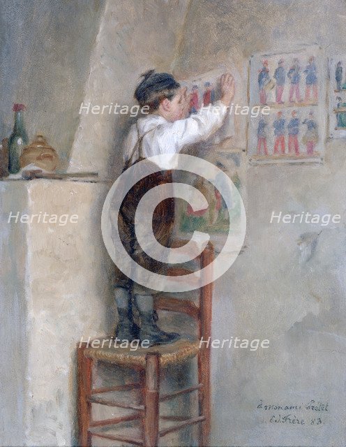 'In the Classroom', 1883. Artist: Pierre Edouard Frere