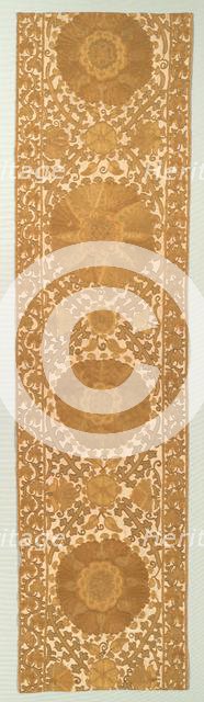 Panel, Probably from a Curtain, 19th century. Creator: Unknown.