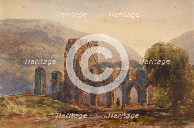 Llanthony Abbey, 1825-45. Creator: David Cox the Elder.