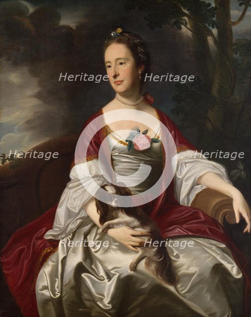 Mrs. Jerathmael Bowers, ca. 1763. Creator: John Singleton Copley.