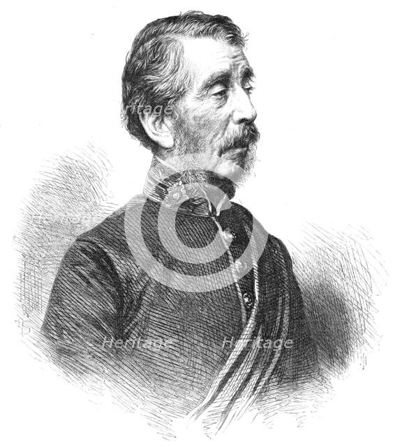 Major-General Edward Charles Frome, Inspector-General of the Royal Engineers, 1868. Creator: Unknown.