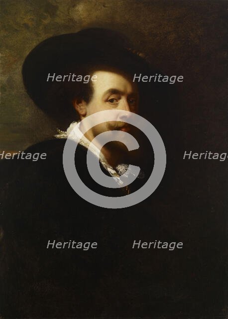 Self Portrait of Peter Paul Rubens, copy, 1842-1866. Creator: Wladimir Swertschkoff.