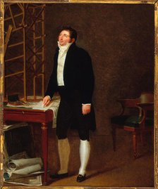 Portrait of an architect (framing contractor responsible on several occasions..., 1812. Creator: Francois Dumont.