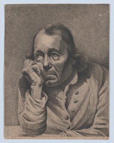 The Melancholic Man, ca. 1800. Creator: Ignace Joseph de Claussin.