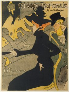 Divan Japonais, 1892-93., 1892-93. Creator: Henri de Toulouse-Lautrec.