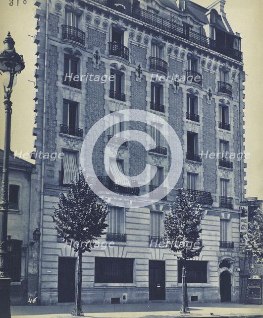 Townhouse Facade, c. 1900. Creator: Unidentified Photographer.
