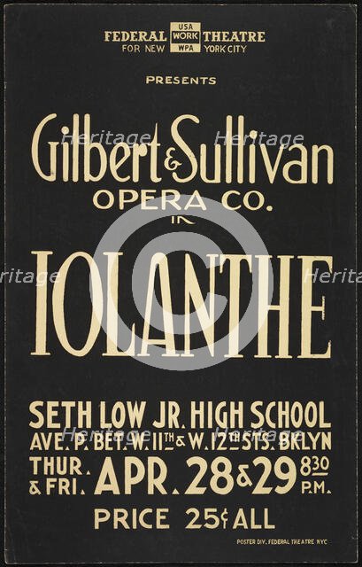 Iolanthe, New York City, [193-]. Creator: Unknown.