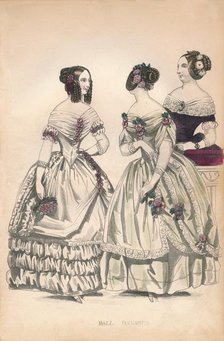 'Ball Dresses', 19th century. Creator: Unknown.