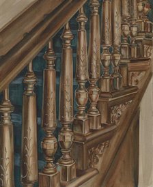 Stair Case, c. 1936. Creator: Natalie Simon.