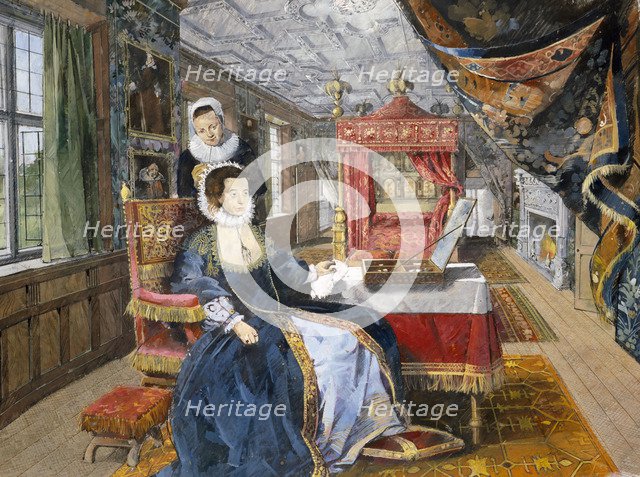 Kirby Hall, early 17th century, (c1990-2010). Artist: Ivan Lapper.