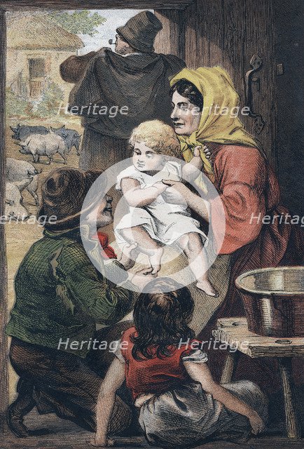 This little pig..., infant amusement rhyme, c1860. Artist: Unknown