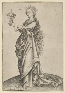 The Third Wise Virgin, ca. 1450-1503. Creator: Israhel van Meckenem.