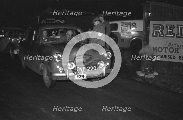 1954 Ford Zephyr, J.Risk, P.Wren on Redex Rally. Creator: Unknown.