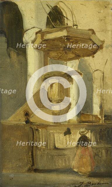 The Pulpit of the Church in Hoorn, c.1860-c.1891. Creator: Johannes Bosboom.