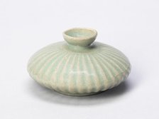 Lobed Oil Bottle, South Korea, Goryeo dynasty (918-1392), early/mid 12th century. Creator: Unknown.