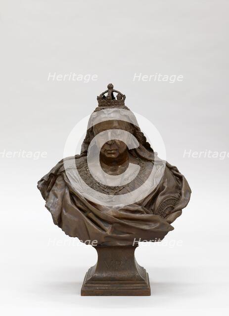 Bust of Queen Victoria in old age, 1892-1901. Creator: Edward Onslow Ford.