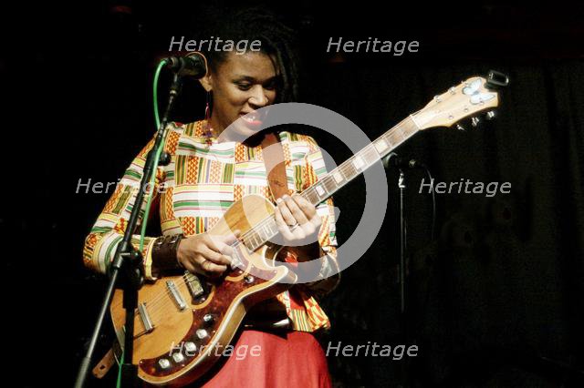Carmen Souza, Carmen Souza's Silver Messengers, Verdict Jazz Club, Brighton East Sussex, 2019. Creator: Brian O'Connor.