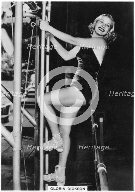 Gloria Dickson, American stage and screen actress, 1938. Artist: Unknown