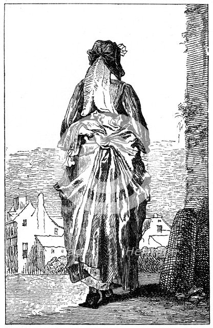 French Costume, (1885).Artist: Jean-Antoine Watteau