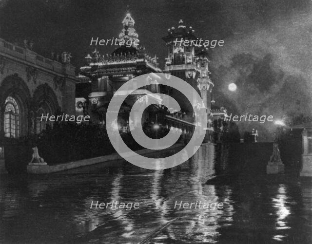 A pavilion, World's Columbian Exposition, Chicago, Illinois, 1892-93. Creator: Frances Benjamin Johnston.