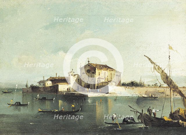 View of the island of San Cristoforo di Murano. Creators: Francesco Guardi, Giacomo Guardi.