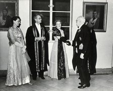 Sir Henry Hallett Dale at the dinner of the Faculty of Anaesthetists, Royal College of..., 1954. Creator: Fox Photos.