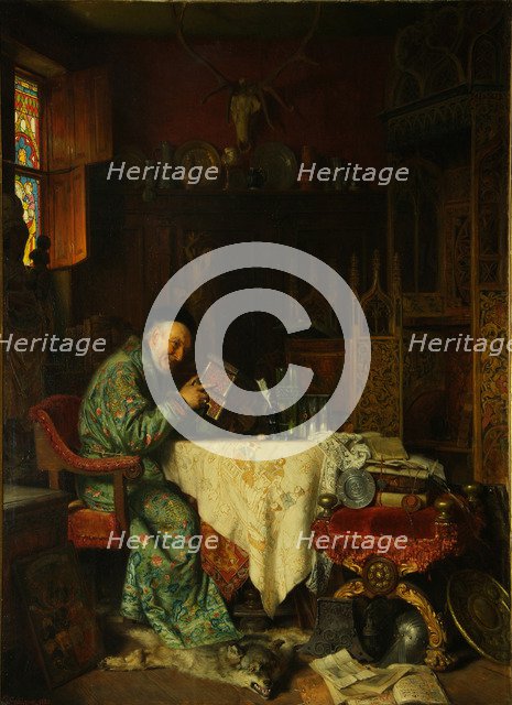 The Collector, 1880. Artist: Gruetzner, Eduard, von (1846-1925)