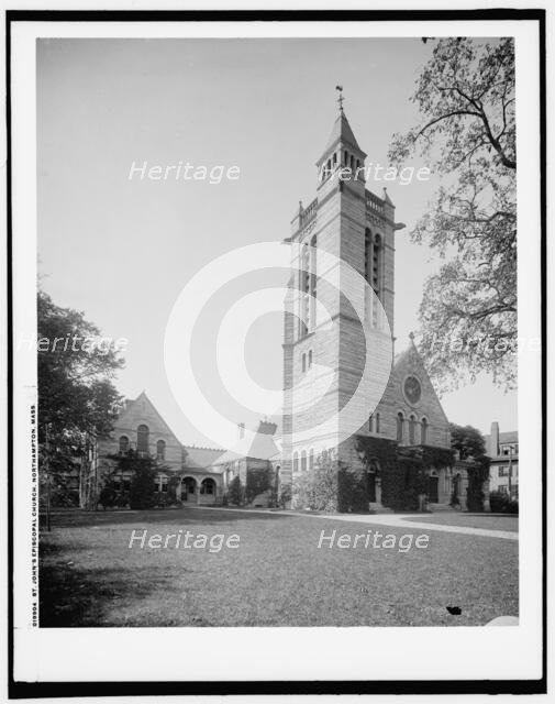 St. John's Episcopal Church, Northampton, Mass., (1907?). Creator: Unknown.