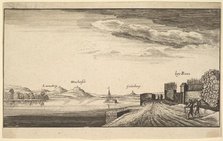 The Rhine near Bonn, copy, 1625-77. Creator: Abraham Aubri.