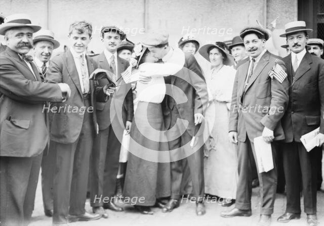 On LA LORRAINE, 1914. Creator: Bain News Service.