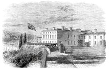 The Parliament Buildings, Quebec, the official residence of the Prince of Wales during his..., 1860. Creator: T. H. W..