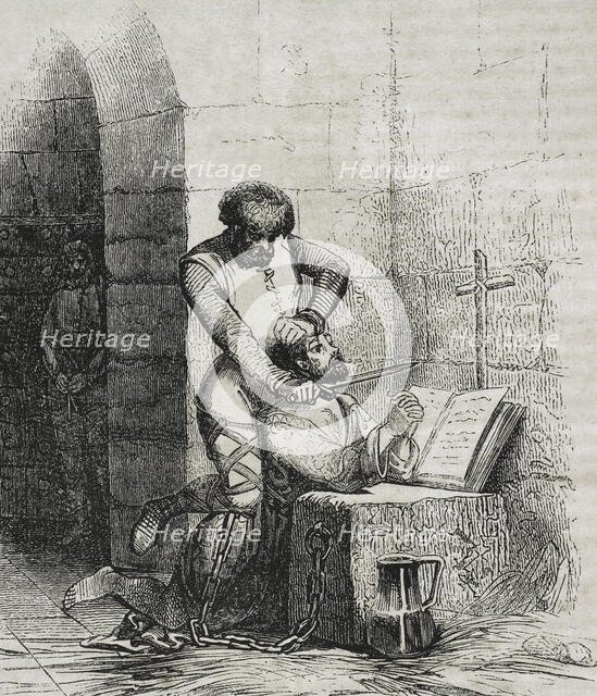 Death of Saint Hermenegild, 1852.  Creator: José Vallejo.