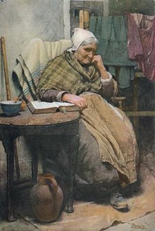 'An Old Cornish Woman', c1880, (1906). Creator: Walter Langley.
