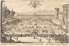The Palace Gardens at Nancy, 1625. Creator: Jacques Callot.
