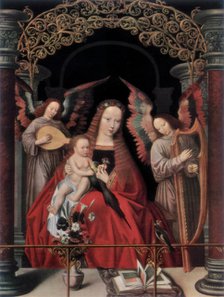 'The Madonna and Child with Angels', (1927). Artist: Adriaen Isenbrandt