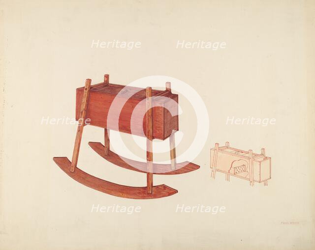 Churn (Rocker Type), c. 1939. Creator: Frank McEntee.