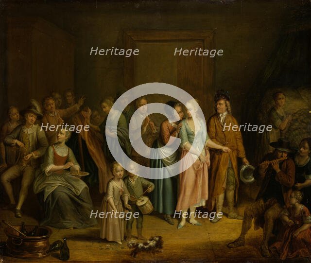 The Wedding Night, 1780. Creator: Johann Daniel Bager.