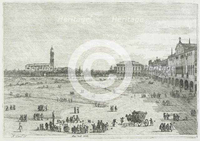 Views: Prà della Valle, Padua, 1735-1746. Creator: Antonio Canaletto (Italian, 1697-1768).