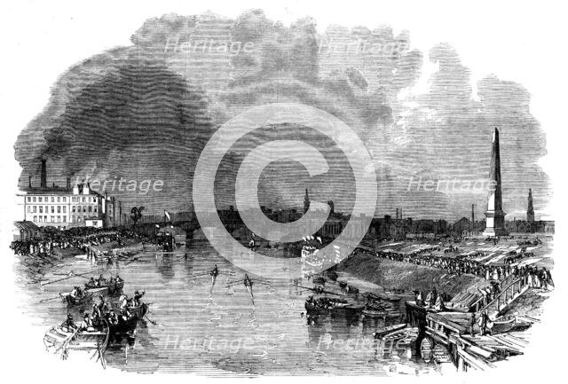 The annual regatta of the Clydesdale Amateur Rowing Club, recently held at Glasgow, 1862. Creator: Unknown.