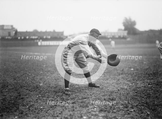Grover Land, Cleveland Al, at National Park, Washington, D.C. (Baseball), 1913. Creator: Harris & Ewing.