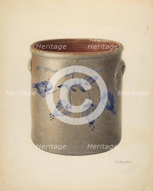Crock, c. 1938. Creator: Nicholas Amantea.