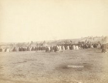 Indian Council in Hostile Camp, 1891. Creator: John C. H. Grabill.