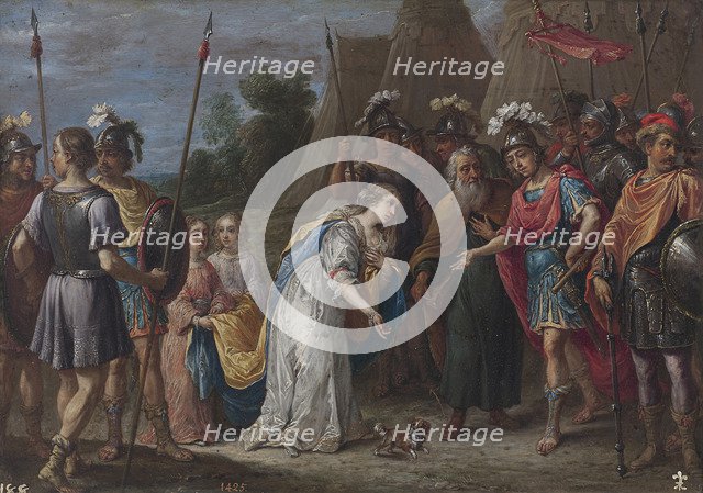 Armida before Godfrey of Bouillon, 1628–1630. Artist: Teniers, David, the Younger (1610-1690)