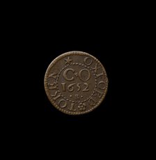 British 17th Century Token, 1652. Artist: Unknown.